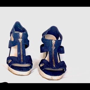 Guess Denim Wedges